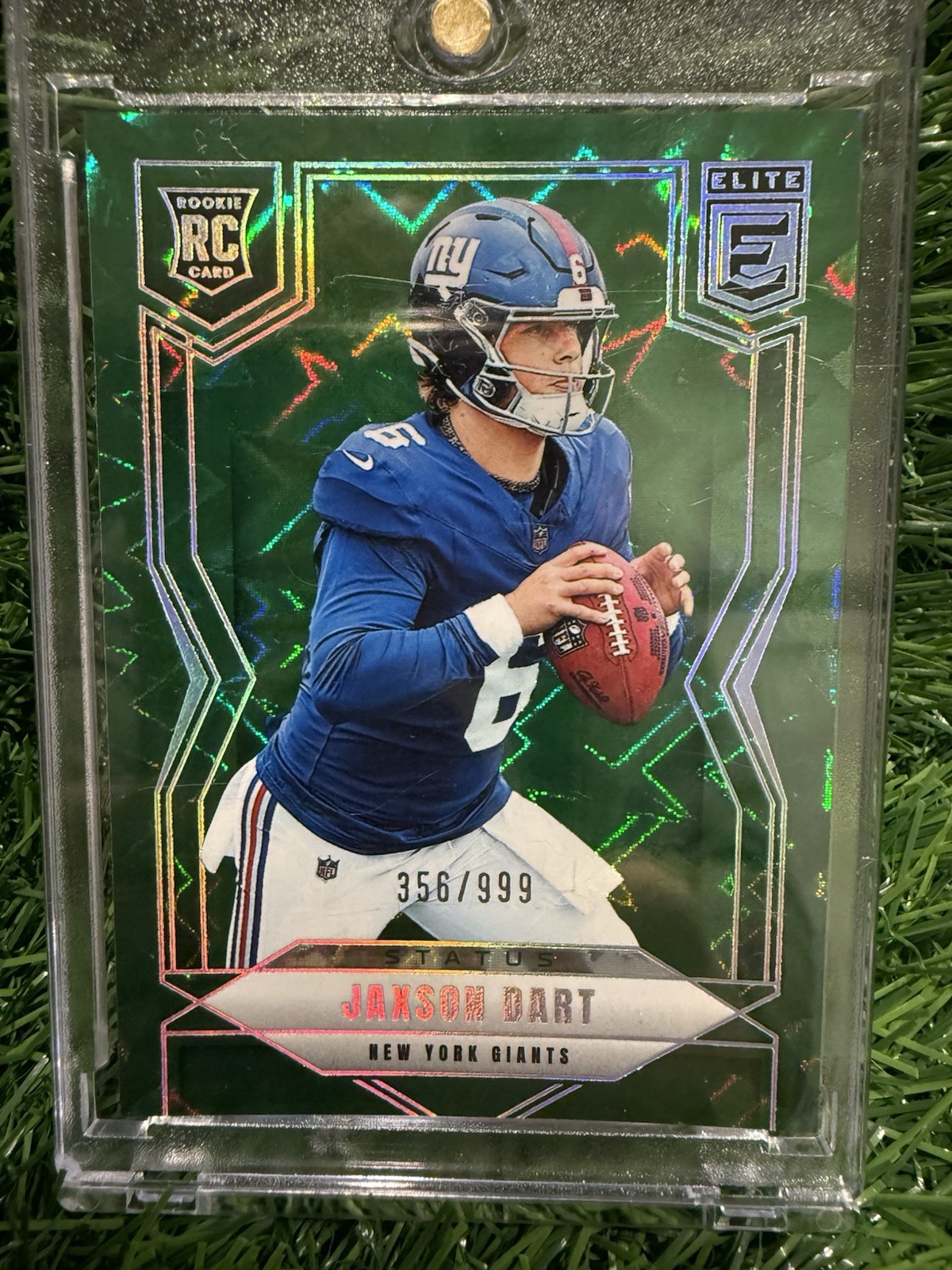 2025 Panini Donruss Elite - Rookies Jaxson Dart #103 Status Explosion /999 (RC)