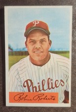 1954 Bowman Robin Roberts #95 HOF - Phillies - Great centering-shine! Mint