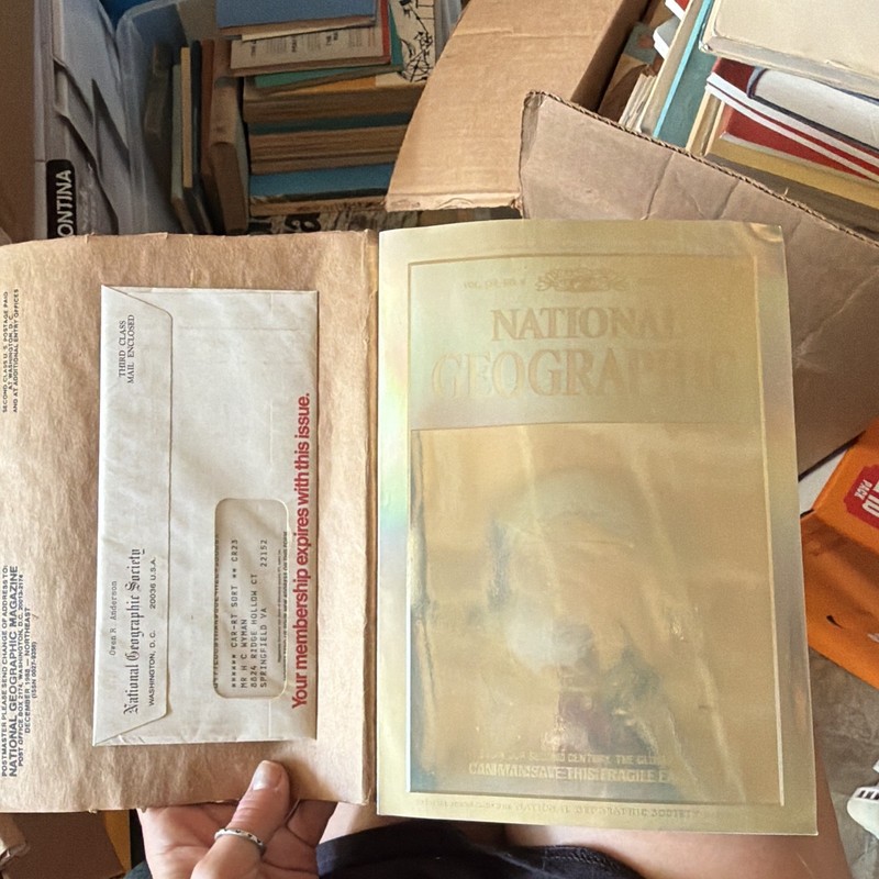 National Geographic December 1988 Magazine w/ Mailing Wrapper Included