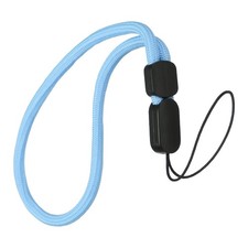 Phone Lanyard, Nylon Lanyards Wrist Strap Lanyard Phone Charm, Light Blue