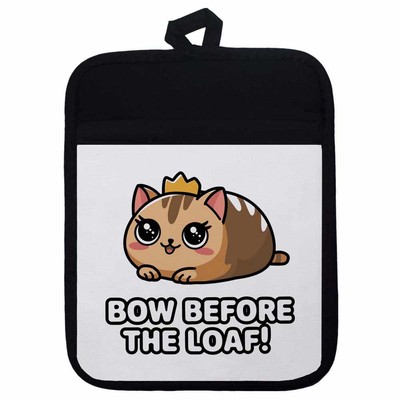 ''Bogen vor dem Laib!'' Topflappen / Ofenhandschuh (PH00028804)
