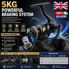 Fishing Reel Spining Float Method Feeder Coarse Fishing Light and Strong REEL