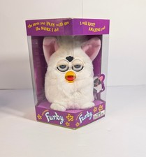 Furby 1998 70-900 Snowball White Vintage Toy Untested NIB