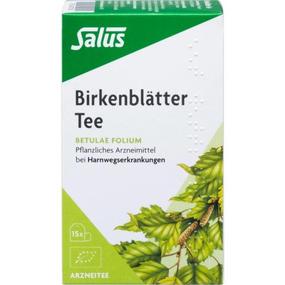 Birkenblätter Arzneitee Betulae Folium Bio Salus 15St - PZN 5877328