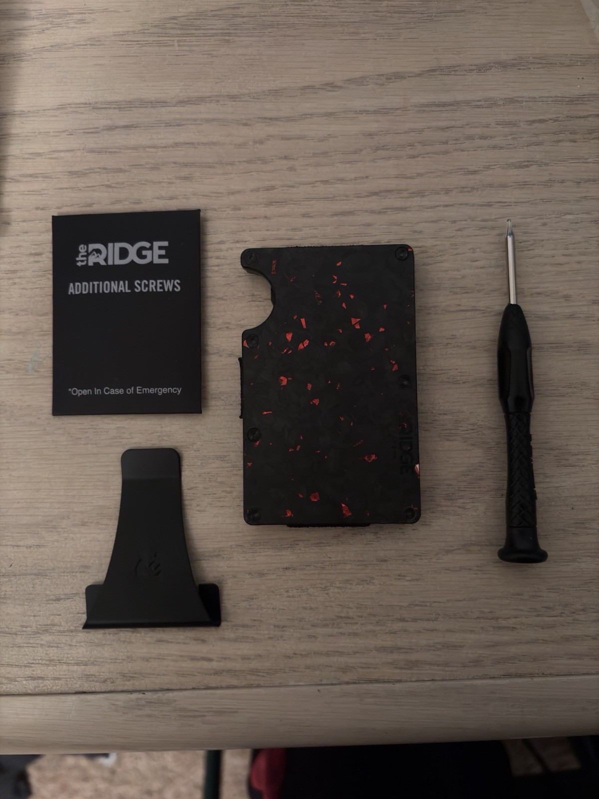 Ridge Wallet Forge Ember RFID Blocking Scratch re… - image 1