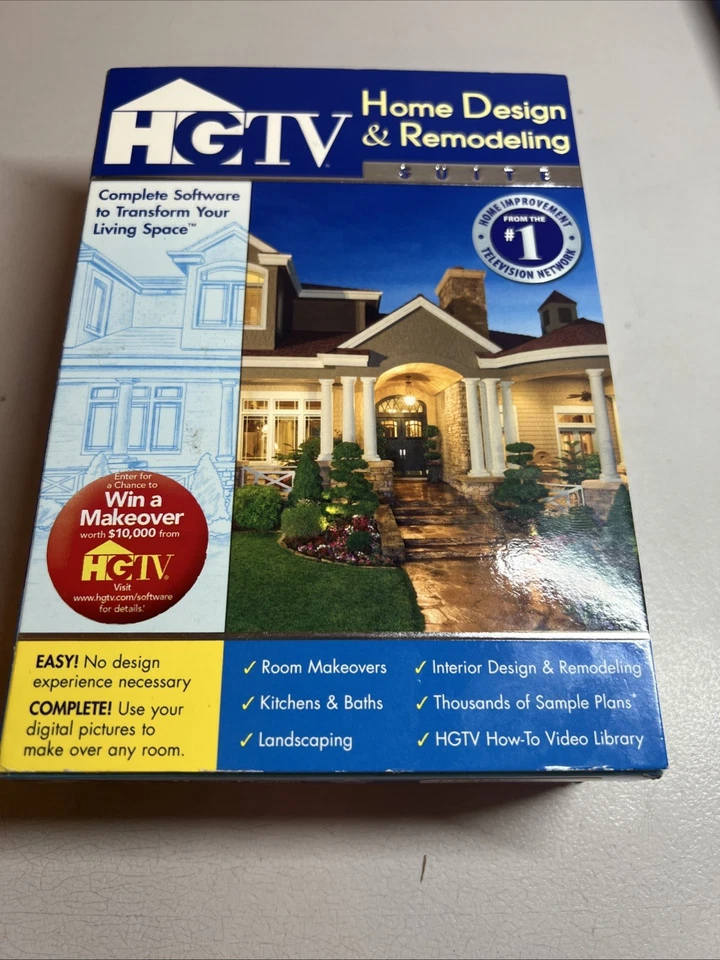 HGTV Home Design & Remodeling Suite Software for Windows XP and Vista CD-ROM - Image 2 of 4
