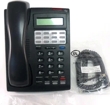 ESI 24-Key DFP Phone & Stand 5000 0493 Tested Warranty Digital Button Black