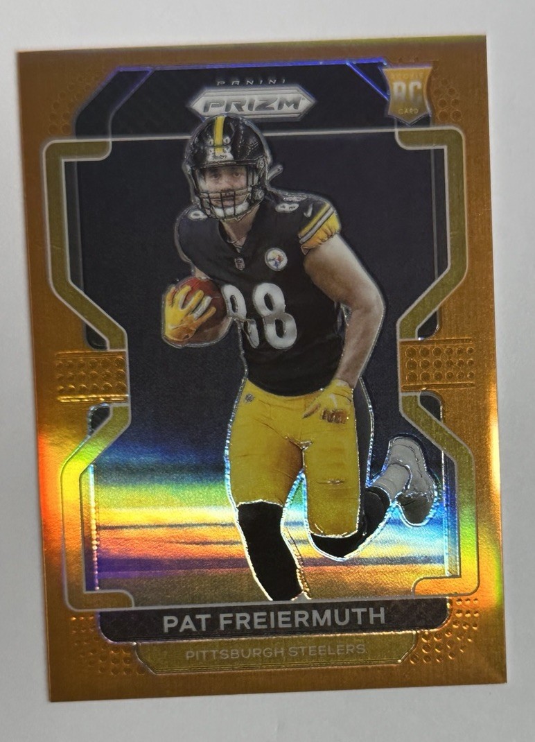 2021 Panini Prizm Orange Pat Freiermuth Rookie 137/249 #362