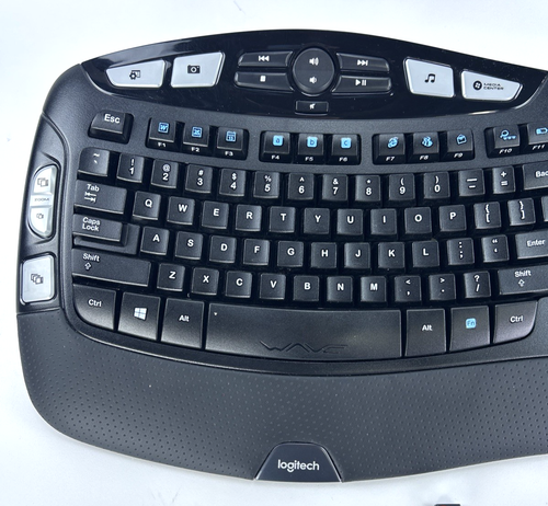 Logitech MK350 Comfort Wave Wireless KEYBOARD/USB UNIFYING RECEIVER - Picture 3 of 20