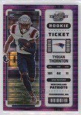 2022 Panini Contenders Optic Purple Pulsar Prizm 10/26 Tyquan Thornton #96 19am