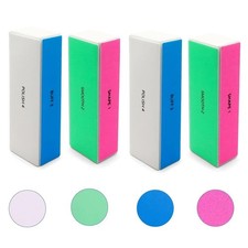 4 Way Nail Buffer Block 5 Pcs Nail Shine Buffers Blocks Files for Natural and