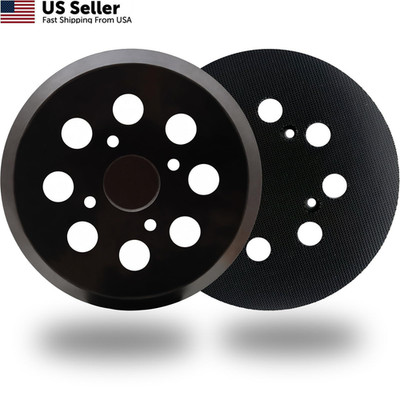 5'' Hook and Loop Sander Pad for Ridgid R2600, R2601 Random 5 Inches, Black