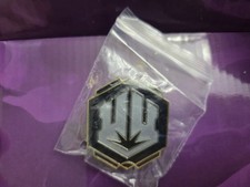 Disney Lorcana Organized Play League Promo Enamel Pin Steel Ink Symbol