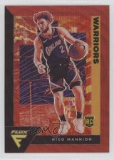 2020-21 Panini Flux Rookies Asia Red Wave Prizm Nico Mannion #223 0l9v