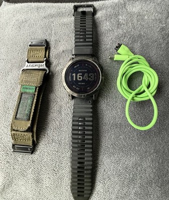 Garmin Fenix 7X Pro Sapphire Solar Premium Multisport GPS Watch 51mm Titanium