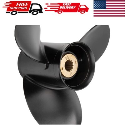 High Performance 13 Spline Tooth Aluminum Propeller for 30-70hp Outboard Engines