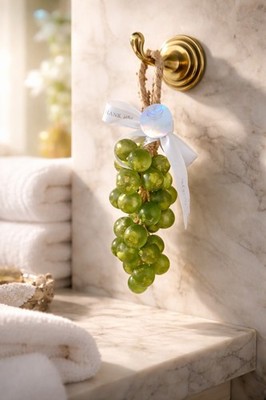Crystal Clear Grape Soap Pine energy Scent GREEN/ GOLD color.