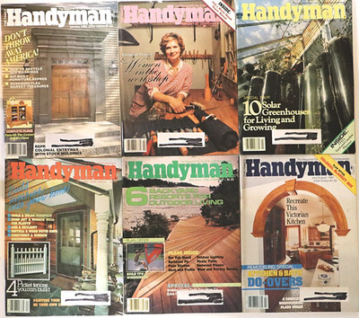 vintage Handyman magazine lot of 1982