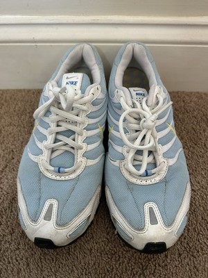 Nike Shox Sneakers Blue Yellow 318164-411 Women s Size 9 Y2K 2007