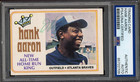 Hank Aaron Autographed 1974 Topps Card #1 Atlanta Braves HOF Signed Auto PSA DNA