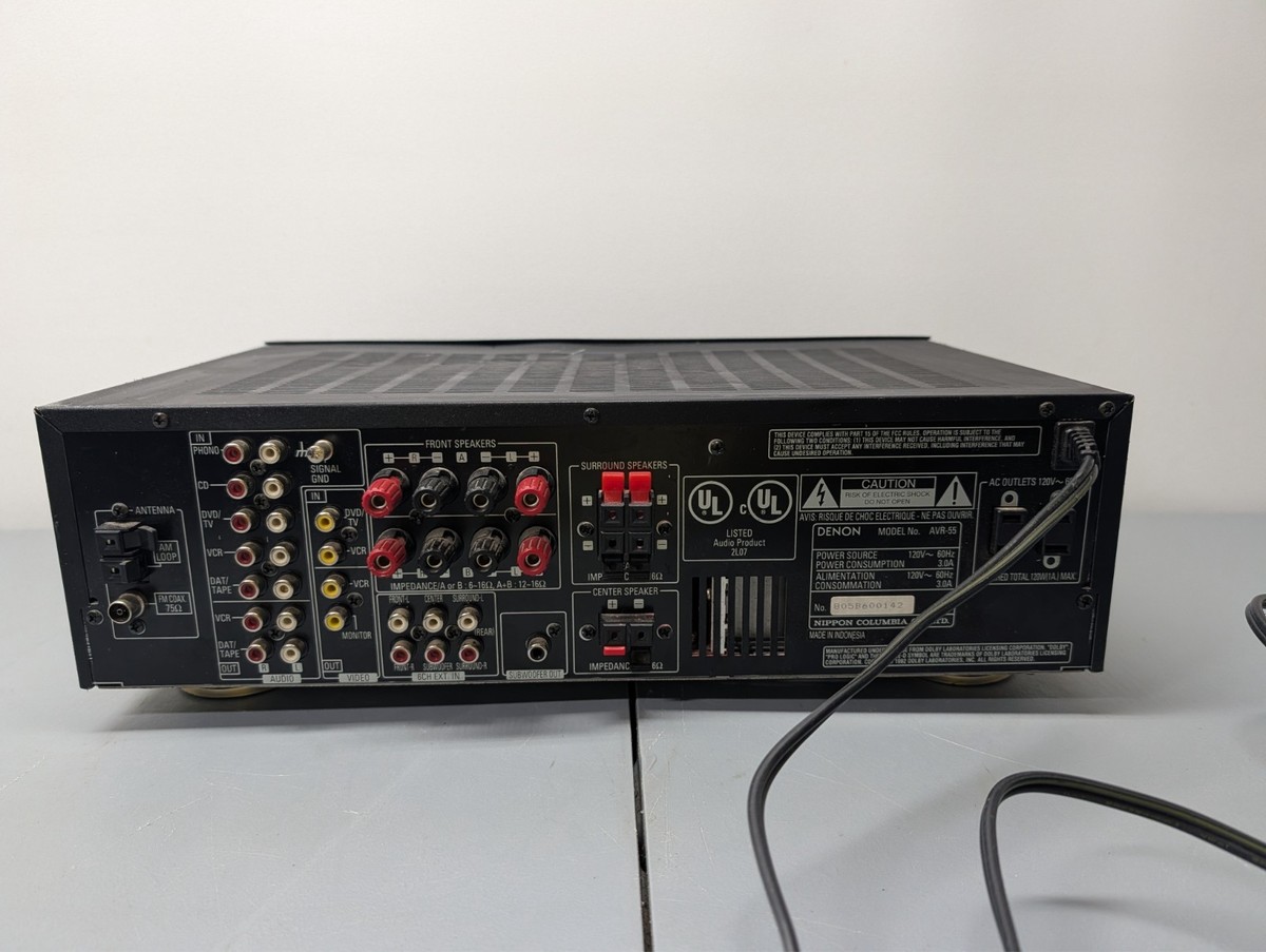 Denon AVR-55 Receiver HiFi Stereo Vintage Home Audio Phono 5.1