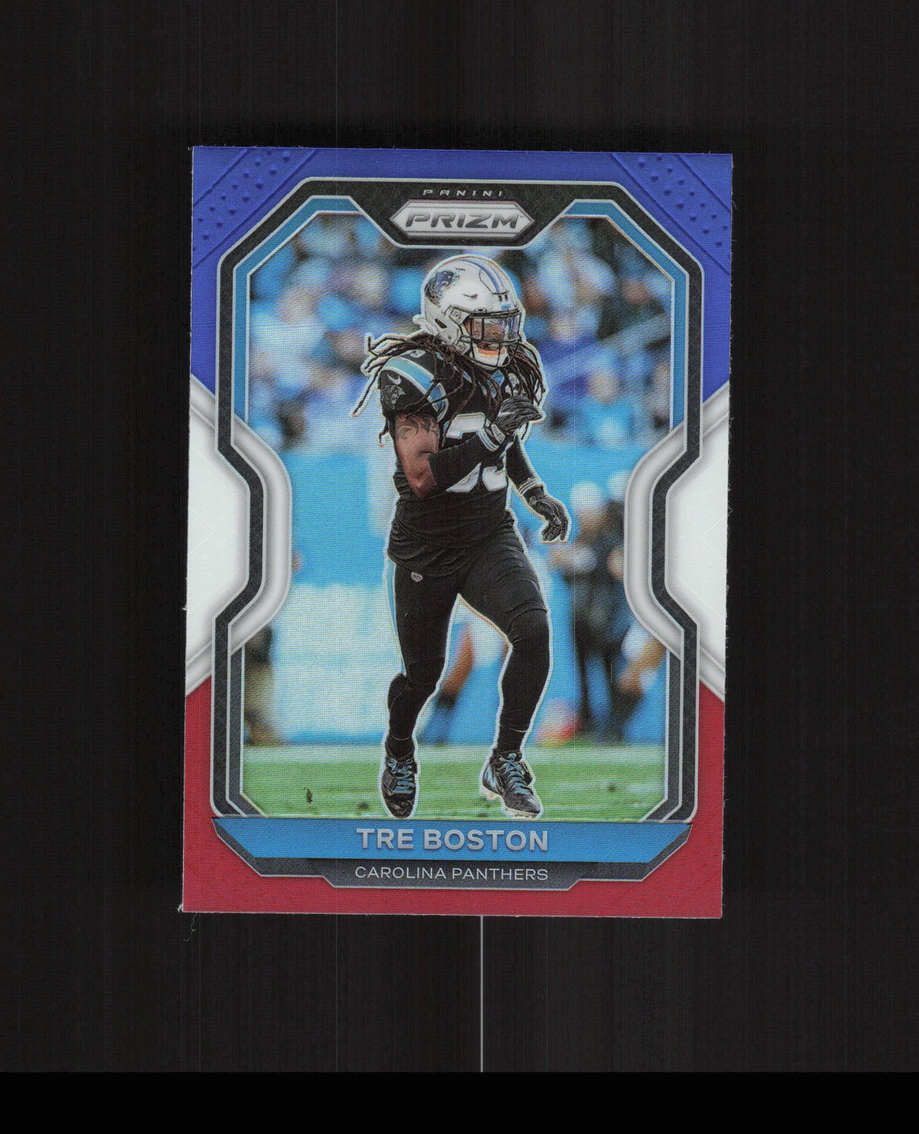 2020 Panini Prizm #241 Tre Boston Football Card Red White and Blue Prizm