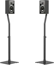 Universal Speaker Stands, Height Adjustable Extend 30.0" to 39.1" for Satellite 