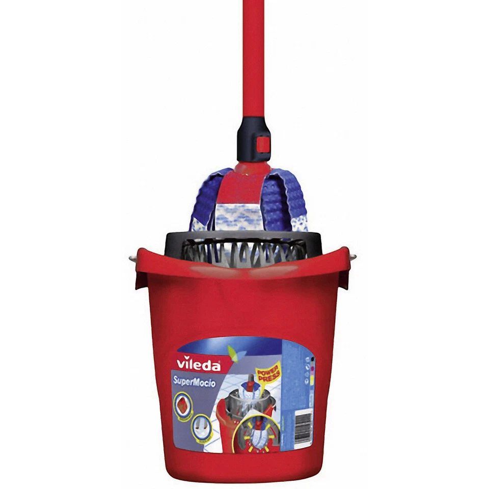 Vileda 10511 SuperMocio Wischmop-Eimer mit PowerPress Wisch-Set  1 St. - Bild 3 von 3