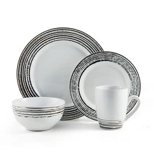 Pfaltzgraff Bryson 16-Piece Dinnerware Set, Service For 4, White