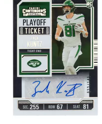 2023 Panini Contenders Zack Kuntz #209