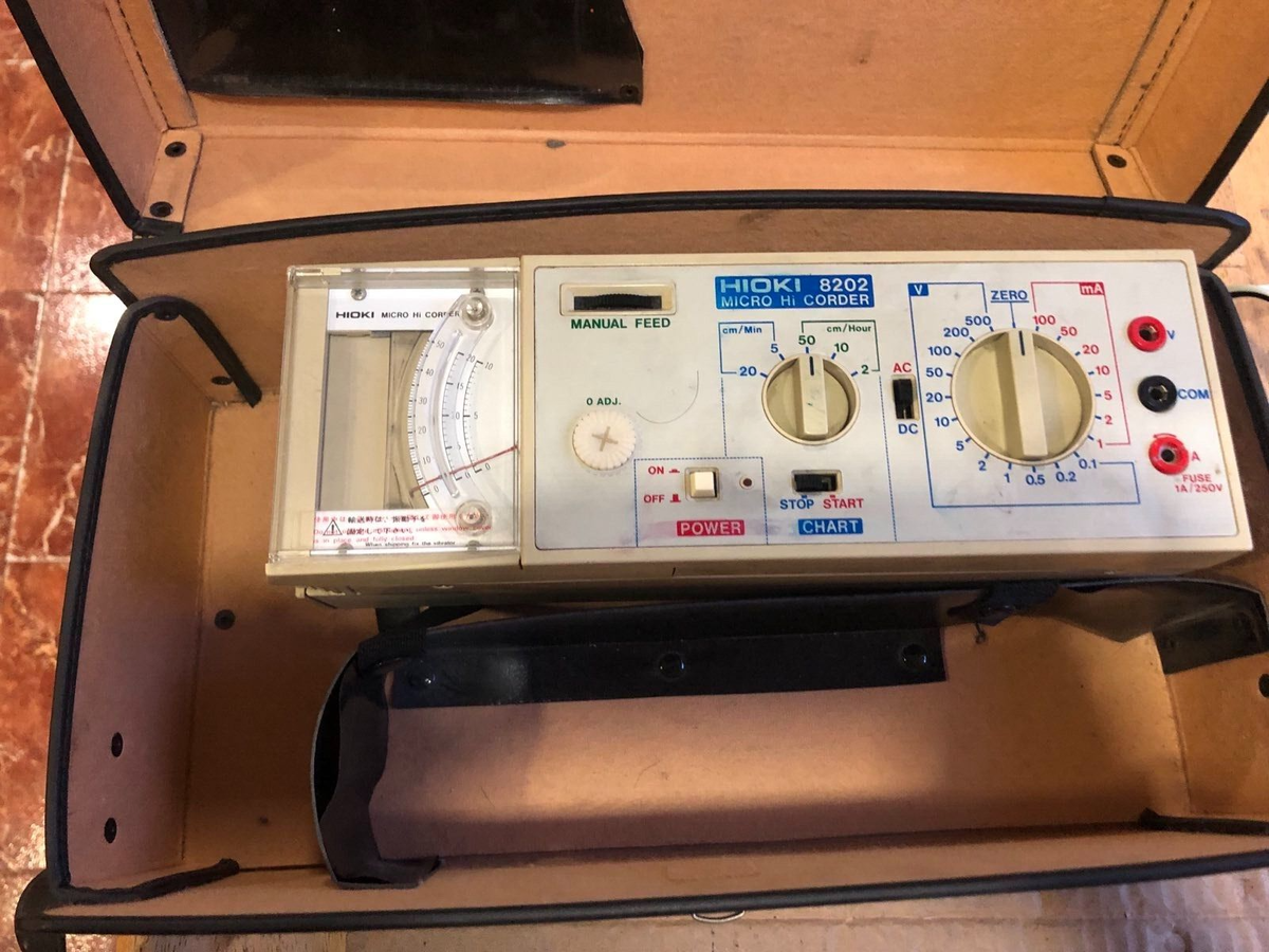 Hioki 8202 Micro Hi Corder Ammeters charting Multimeter Hioki 8202 Micro Hi Corder Ammeters charting Multimeter