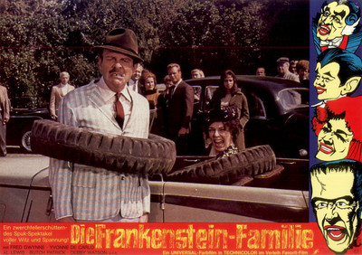 Die Frankenstein Familie ORIGINAL Aushangfoto Yvonne De Carlo / Fred Gwynne KULT