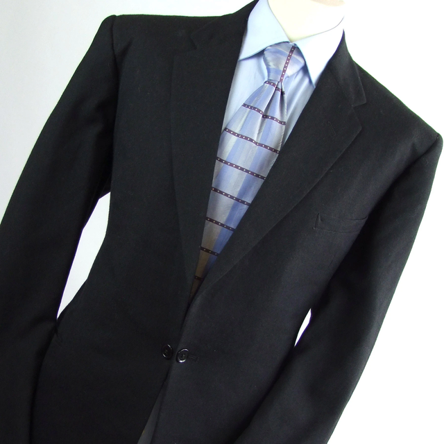 wool blend suit jacket