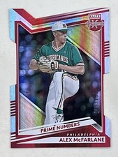Alex McFarlane 2022 Panini Elite Extra Edition Prime Numbers B Die-Cut /151 #122