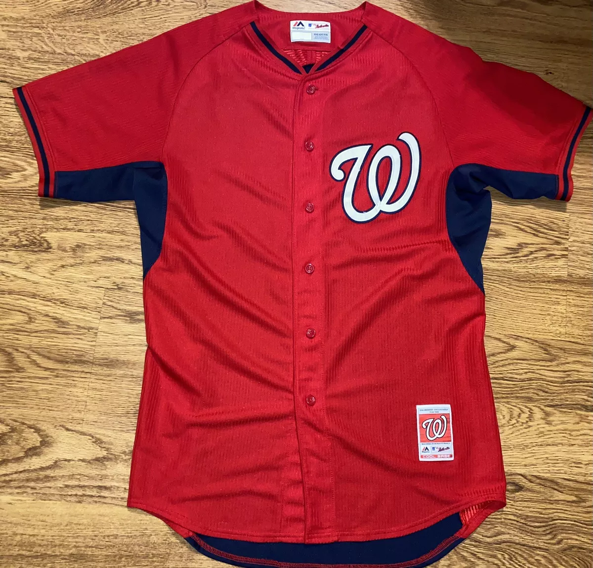 Majestic, Shirts, Washington Nationals Majestic Cool Base Jersey Mlb  Genuine Merchandise 2xl