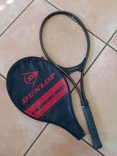 Dunlop McEnroe 100s Tennis Racket, Grip 4 1/4" measured with New Overgrip