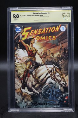 Sensation Comics (2017) #1 Fan Expo CBCS 9.8 Signed Phil Jimenez Reprint 1942