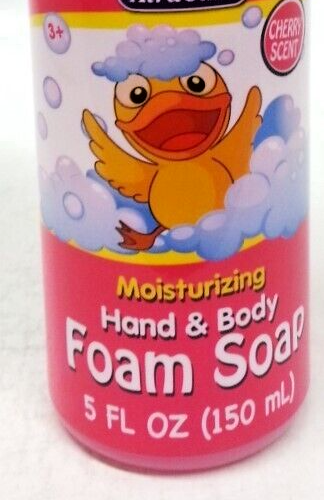 LOT 3 x Kids X.Care CHERRY Scent Moisturizing Hand & Body Foam Soap 5 Oz Each - Picture 5 of 8