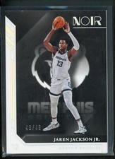 2022-23 JAREN JACKSON JR 46/49 PANINI NOIR ASSOCIATION EDITION