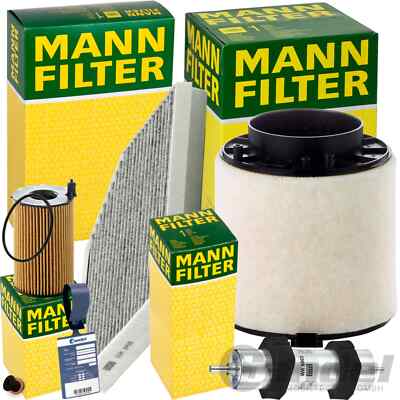 MANN FILTER INSPEKTIONSPAKET passend für 3.0 TDI AUDI A4 B8 A5 8T 204-245 PS