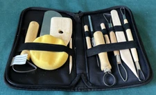 US Art Supply Pottery and Clay and Sculpting Tools 12 Piece Set Ceramics w/ Case