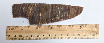 Arrowhead type Hand chipped FLINT STONE KNIFE (#B1569)