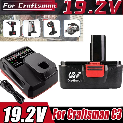Packung für Craftsman 19,2 Volt Akku C3 DieHard 130279005 11376 130279003 11375 - Bild 2 von 20