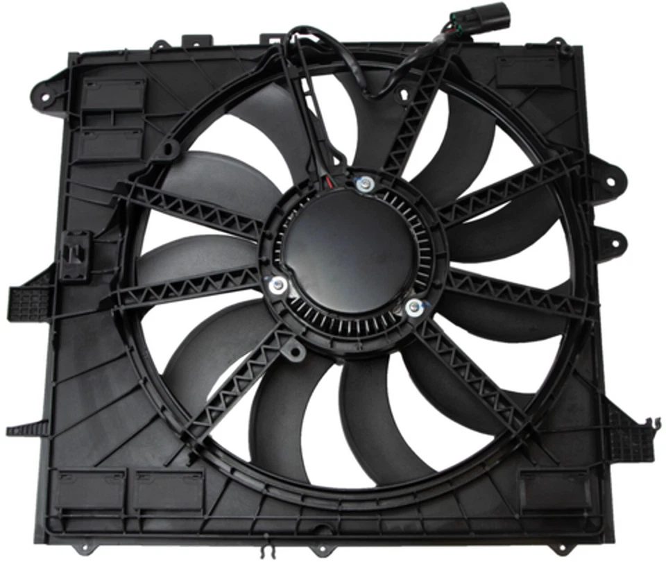 4 Seasons Engine Cooling Fan Assembly For 2019 Cadillac ATS 3.6L V6 - Image 2 of 2