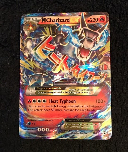 Mega M Charizard Ex 1283 Xy Generations Ultra Rare Holo Near Mint Pokemon Card