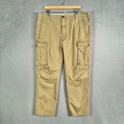 Levis Cargo Pants Mens 38X30 Brown Khaki Utility streetwear Workwear Skater Y2K
