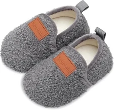 Scurtain Unisex Toddler Slippers 3.5-4.5 Infant