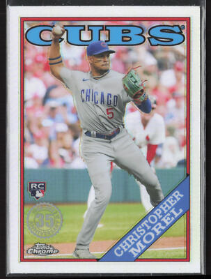 2023 Topps Chrome Christopher Morel 88BC-20 1988 Topps RC | Chicago Cubs