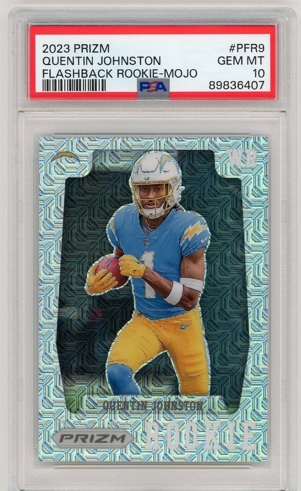 Quentin Johnston Panini Prizm Prizm Flashback Rookie #PFR9 Mojo