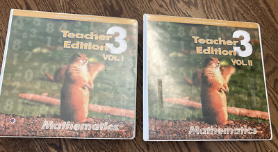 ACSI Purposeful Design Mathematics 3 Life On The Land. Teacher Edition Vol 1 & 2